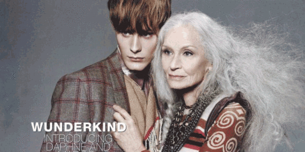 Daphne Selfe in an advertisement for Wunderkind. Photo / Supplied