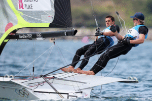 New Zealand's Olympic silver medal-winning sailors Peter Burling and Blair Tuke. Photo/Getty Images