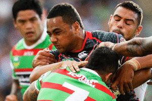Ngani Laumape has a chance to cement a position on the wing for the Warriors after being named as Glen Fisiiahi's replacement. Photo/Getty Images.