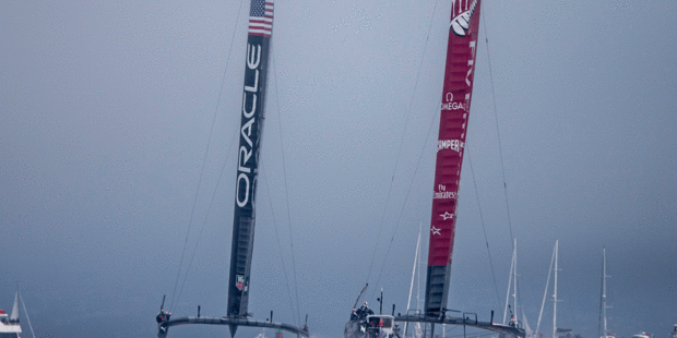 Join nzherald.co.nz for a live blog of races five and six of the America's Cup series between Emirates Team New Zealand and Oracle Team USA. Photo / Getty