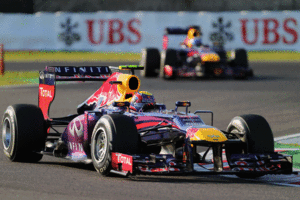 Red Bull driver Sebastian Vettel won the Japanese Grand Prix but will have to wait to seal a fourth-straight F1 title. Photo / Getty