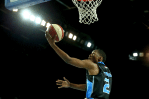 New point guard Kerron Johnson was one of the Breakers' best as the defending champs fell to Cairns. Photo / Getty