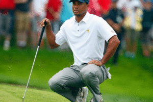 World No 1 Tiger Woods has been criticised for being cavalier with the rules by a Golf Channel analyst. Photo / Getty