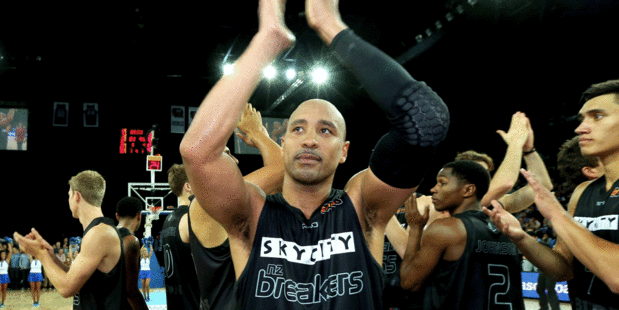 CJ Bruton signed off with a loss in the last game of a glittering career with the New Zealand Breakers. Photo / Getty