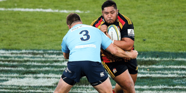 Ben Tameifuna was on the charge against the Waratahs but it was in defence where he made his biggest impact. Photo / Getty