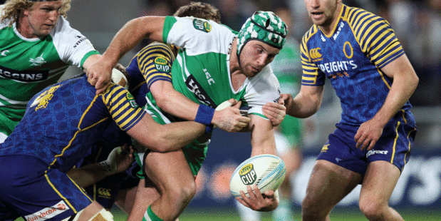 Hard-working Manawatu flanker Callum Gibbins has signed a full-time contract with the Hurricanes for next season. Photo / Getty