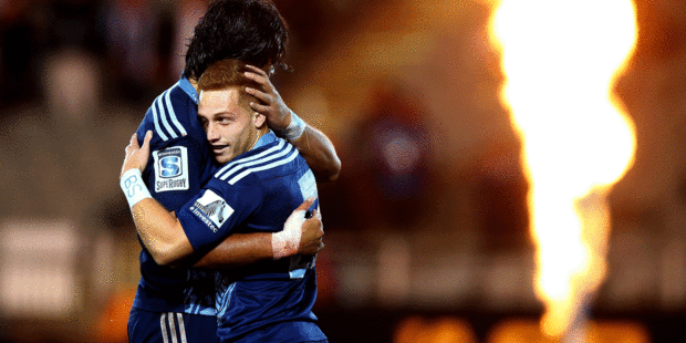Ihaia West will make his run-on debut when the Blues face the Hurricanes at Eden Park tonight. Photo / Getty