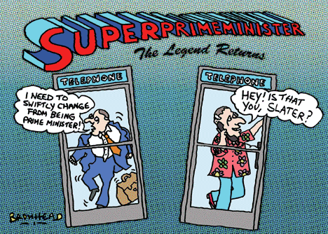Cartoon: Superprimeminister Returns - Opinion - NZ Herald News