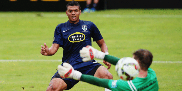 Auckland City striker Ryan De Vries. Photo / Getty Images.