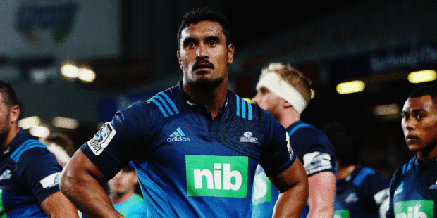 Jerome Kaino of the Blues looks on during the round three Super Rugby match between the Blues and the Hurricanes at Eden Park. Photo / Getty Images.