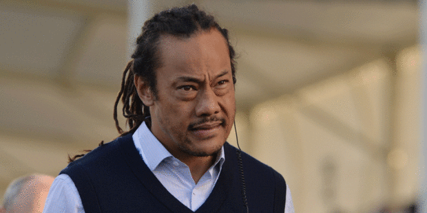 Head Coach Tana Umaga of the Blues looks on prior to the round two Super Rugby match between the Crusaders and the Blues. Photo / Getty Images.