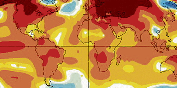 It's the 10th consecutive month to set a new record, and it puts 2016 on course to set a third straight annual record. Photo / NASA