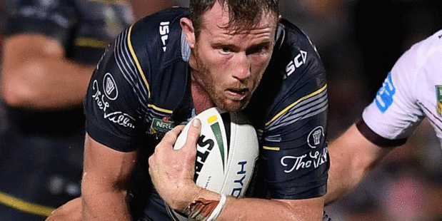 Cowboys veteran Gavin Cooper will make his State of Origin debut for Queensland after being named for game three in place of injured Josh Papalii. Photo / Getty Images.