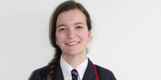 St Mary's Diocesan School clarinet player Gaby Burns.