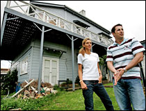 Adam Parore and Sally Ridge outside their home. File picture / Chris Skelton Adam Parore and Sally Ridge outside their home. File picture / Chris Skelton