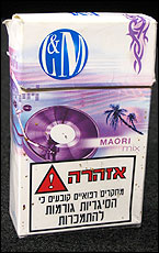 Philip Morris used Maori images on packs of Israeli cigarettes. Philip Morris used Maori images on packs of Israeli cigarettes.
