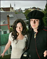 Meg and Jack White have fond memories of playing here. Picture / Brett Phibbs Meg and Jack White have fond memories of playing here. Picture / Brett Phibbs
