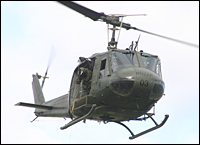 The new helicopters will have almost five times as much lift capacity as the Iroquois (pictured). The new helicopters will have almost five times as much lift capacity as the Iroquois (pictured).