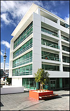The new Air New Zealand House on the corner of Fanshawe and Beaumont Sts in Auckland. Picture / Greg Bowker The new Air New Zealand House on the corner of Fanshawe and Beaumont Sts in Auckland. Picture / Greg Bowker