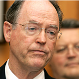 Don Brash announcing his resignation yesterday. Picture / NZPA Don Brash announcing his resignation yesterday. Picture / NZPA