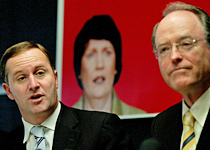 John Key with Don Brash during last year's election campaign. Picture / Kenny Rodger John Key with Don Brash during last year's election campaign. Picture / Kenny Rodger