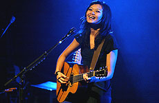 Bic Runga has experienced lower CD sales since the rise of illegal downloading. Bic Runga has experienced lower CD sales since the rise of illegal downloading.