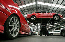 Flashy boy-racer cars are among the scores impounded at this storage warehouse in Manukau. Photo / Brett Phibbs Flashy boy-racer cars are among the scores impounded at this storage warehouse in Manukau. Photo / Brett Phibbs