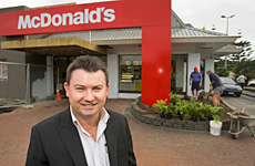 McDonald's NZ operations manager Mark Hawthorne says a similar revamp in Australia lifted sales. Photo / Paul Estcourt McDonald's NZ operations manager Mark Hawthorne says a similar revamp in Australia lifted sales. Photo / Paul Estcourt