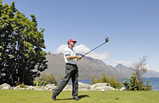 Kelvin Heights, perched above Lake Wakatipu, has stunning mountain and lake views. Photo / Getty Images Kelvin Heights, perched above Lake Wakatipu, has stunning mountain and lake views. Photo / Getty Images