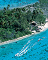 The only way to describe the colour of the water is 'Bora Bora blue'. Photo / Tourism Tahiti The only way to describe the colour of the water is 'Bora Bora blue'. Photo / Tourism Tahiti