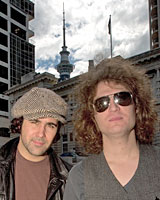 Killers band members Ronnie Vannucci (left) and David Keuning have been out and about in Auckland. Photo / Dean Purcell Killers band members Ronnie Vannucci (left) and David Keuning have been out and about in Auckland. Photo / Dean Purcell