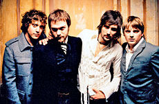 British band Kasabian do not shy away from singing their own praises. British band Kasabian do not shy away from singing their own praises.