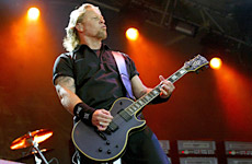 Metallica's James Hetfield performs at the Big Day Out in 2004. Photo / Martin Sykes Metallica's James Hetfield performs at the Big Day Out in 2004. Photo / Martin Sykes