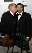 'Tales of the City' author Armistead Maupin (L) with partner Christopher Turner. Photo / Reuters 'Tales of the City' author Armistead Maupin (L) with partner Christopher Turner. Photo / Reuters