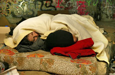 Auckland City's homeless are the focus of increased efforts by social workers. Photo / Amos Chapple Auckland City's homeless are the focus of increased efforts by social workers. Photo / Amos Chapple