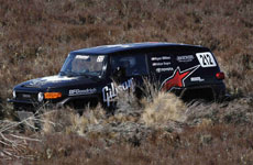 Debut: Ryan Millen's Toyota FJ is breaking new ground in Taupo this weekend. Photo /Greg Bowker Debut: Ryan Millen's Toyota FJ is breaking new ground in Taupo this weekend. Photo /Greg Bowker