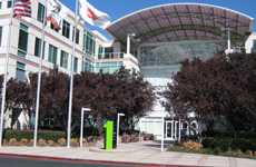 Apple's HQ at No 1, Infinite Loop, in Cupertino, California. Apple's HQ at No 1, Infinite Loop, in Cupertino, California.