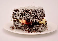 The lamington was named after a Governor of Queensland. Photo / Carolyn Robertson The lamington was named after a Governor of Queensland. Photo / Carolyn Robertson
