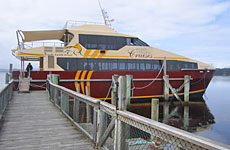 The Wanderer, capable of carrying 180 passengers under cover, will also be used for tourist cruises. The Wanderer, capable of carrying 180 passengers under cover, will also be used for tourist cruises.