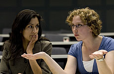Pante'a Farvid and Melanie Beres. Photo / Richard Robinson Pante'a Farvid and Melanie Beres. Photo / Richard Robinson