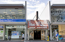 Shoe Sheriff owner Peter Croad won a court battle to stay on Newmarket's premier shopping strip. Photo / Richard Robinson Shoe Sheriff owner Peter Croad won a court battle to stay on Newmarket's premier shopping strip. Photo / Richard Robinson