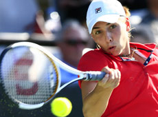 Marina Erakovic came from a break down in the final set to down Russia's Vera Zvonareva. Photo / Martin Sykes Marina Erakovic came from a break down in the final set to down Russia's Vera Zvonareva. Photo / Martin Sykes
