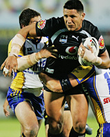 Warriors' Steve Price. Photo / Chris Skelton Warriors' Steve Price. Photo / Chris Skelton