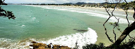 Waihi Beach offers a 10km stretch of unspoiled white sand that stretches from the surf club at one end to Bowentown at the other. Photo / Bay of Plenty Times Waihi Beach offers a 10km stretch of unspoiled white sand that stretches from the surf club at one end to Bowentown at the other. Photo / Bay of Plenty Times
