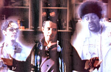 A scene in The Frighteners where Michael J. Fox hangs out with his unearthly friends. Photo / Supplied A scene in The Frighteners where Michael J. Fox hangs out with his unearthly friends. Photo / Supplied