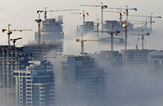 Forty-two per cent of the world's cranes are in Dubai. Photo / Reuters Forty-two per cent of the world's cranes are in Dubai. Photo / Reuters