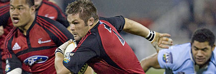 Richie McCaw on the charge during the Super 14 final in Christchurch. Photo / Reuters Richie McCaw on the charge during the Super 14 final in Christchurch. Photo / Reuters