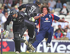 Britain's newspapers compared England's behaviour to the underarm incident, calling its players 'out of touch with reality'. Photo / Reuters Britain's newspapers compared England's behaviour to the underarm incident, calling its players 'out of touch with reality'. Photo / Reuters