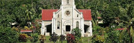 The Wairiki Mission was the first stone church in the country. Photo / Alan Gibson The Wairiki Mission was the first stone church in the country. Photo / Alan Gibson