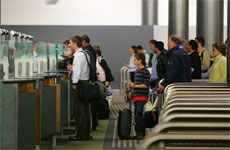 The new arrivals area at Auckland International Airport is superb. Photo / Brett Phibbs The new arrivals area at Auckland International Airport is superb. Photo / Brett Phibbs